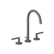 Змішувач для раковини Kludi Nova Fonte на 3 отвори сірий матовий 20143O115