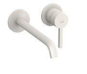 Змішувач для раковини Kludi Nova Fonte настінний одноважільний сіро-бежевий матовий 20245O215