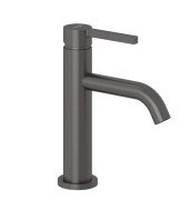 Змішувач для раковини Kludi Nova Fonte з донним клапаном збройова сталь PVD 20289N215