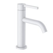 Змішувач для раковини Kludi Nova Fonte із донним клапаном білий матовий 202885315