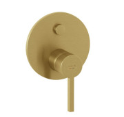 Змішувач для душу Kludi Nova Fonte вбудований одноважільний брошуроване золото PVD 20759N015