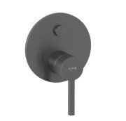 Змішувач для душу Kludi Nova Fonte вбудований одноважільний збройова сталь PVD 20759N215