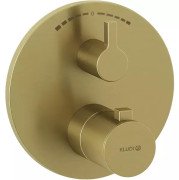 Термостат для душа Kludi Nova Fonte встраиваемый брашированное золото PVD 20810N015