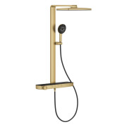 Душова стійка Grohe Rainshower Aqua Pure з термостатом холодний світанок матовий 100962GN00