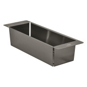 Багатофункціональний колландер для кухонної мийки Grohe 15х45 см графіт темний матовий 40852AL0