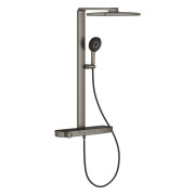 Душова стійка Grohe Rainshower Aqua Pure із термостатом графіт темний матовий 100962AL00