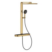 Душова стійка Grohe Rainshower Aqua Pure з термостатом холодний світанок 100962GL00