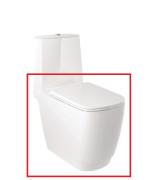 Чаша унітазу-компакту Kludi Resa S 38х68 см кераміка білий 27WCB0243