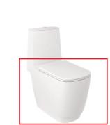 Чаша унітазу-компакту Kludi Resa S 38х68 см кераміка білий матовий 27WCB0253