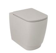 Унитаз напольный Kludi Resa S 37х55 см керамика серо-бежевый матовый 27WCB03O2