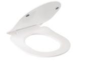 Сидіння із кришкою для унітазу Kludi Resa R Soft-Close дюропласт білий 23WCS43