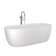 Ванна из искусственного камня Kludi Resa 170x80 см отдельно стоящая белый матовый 53BF0153
