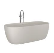 Ванна из искусственного камня Kludi Resa S 170x80 см отдельно стоящая серо-бежевый матовый 53BF02O2