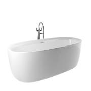 Ванна из искусственного камня Kludi Elin 180x80 см отдельно стоящая белый 52BF0143