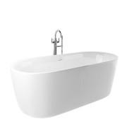 Ванна акриловая Kludi Elin R 180x80 см отдельно стоящая белый 52BF0243