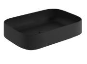 Раковина для ванної кімнати Kludi Resa S 60х40 см кераміка чорний матовий 58CW4039