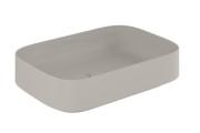 Раковина для ванной Kludi Resa S 60х40 см керамика серо-бежевый матовый 58CW40O2