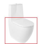 Чаша унітазу-компакту Kludi Resa D 38х64 см білий кераміка 24WCB0543