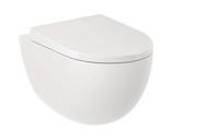 Підвісний унітаз Kludi Resa D 36,5х52 см з сидінням кераміка білий 24WCSET43
