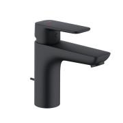Смеситель для раковины Kludi Pure&Style с донным клапаном черный матовый 402933975
