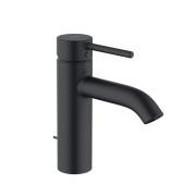 Смеситель для раковины Kludi Bozz с донным клапаном черный матовый 382933976