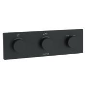 Термостат для душу Kludi Pushtronic вбудований електронний чорний матовий 383003900