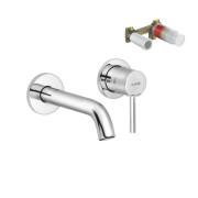 Смеситель для раковины Kludi Bozz настенный со скрытой частью хром 382440576S