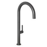 Змішувач для кухні Kludi Aurea одноважільний глибокий чорний матовий 558036675