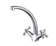 Змішувач для кухні Aqua Rodos Ideal 91705 двовентильний хром АР000040419