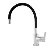 Змішувач для кухні Aqua Rodos Imperium 93205 одноважільний з гнучким виливом хром АР000040429
