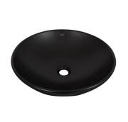 Раковина для ванной Аквародос Zero ⌀46 см керамика черный мат АР000080114