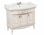 Тумба підлогова Аквародос Мікела 100 см з раковиною Роял МДФ ваніль АР000040330