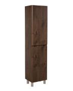 Пенал для ванной Аквародос Акцент напольный 40х29,5х169,8 см с корзиной ДСП/МДФ каштан АР000000847