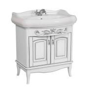 Тумба для підлоги Аквародос Мікела 80 см з раковиною Роял МДФ білий АР000040329