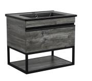 Тумба подвесная Аквародос Loft-Iron 65 см с раковиной Arte ДСП/МДФ дуб морас АР000082556