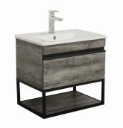 Тумба подвесная Аквародос Loft-Iron 65 см с раковиной Arte ДСП/МДФ дуб морас АР000051850