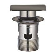 Донный клапан для раковины Grohe push-open графит темный матовый 40565AL0