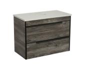 Тумба под раковину Аквародос Loft-Neo со столешницей Uni 85 см ДСП/МДФ дуб морас АР000051885