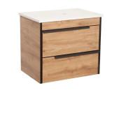 Тумба под раковину Аквародос Loft-Neo со столешницей Uni 65 см ДСП/МДФ севилья АР000051879