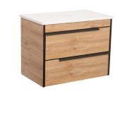 Тумба под раковину Аквародос Loft-Neo со столешницей Uni 75 см ДСП/МДФ севилья АР000051880