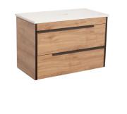 Тумба під раковину Аквародос Loft-Neo зі стільницею Uni 85 см ДСП/МДФ севілья АР000051881