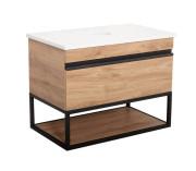 Тумба под раковину Аквародос Loft-Iron со столешницей 75 см ДСП/МДФ севилья АР000051872