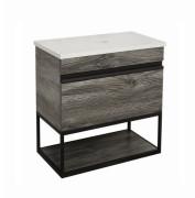 Тумба под раковину Аквародос Loft-Iron со столешницей 65 см ДСП/МДФ дуб морас АР000051875