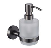 Диспенсер для жидкого мыла Аквародос Gloria с держателем gun metal АР000105351