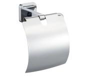 Держатель для туалетной бумаги Аквародос Capri с крышкой хром АР000040513