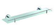 Полочка для ванной Аквародос Gloria 60 см стекло хром АР000040543