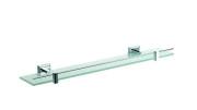 Полочка для ванной Аквародос Leonardo 60 см стекло хром АР000040558