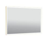 Зеркало для ванной комнаты Аквародос Luce sensor 100х70 см с подсветкой золото АР000113282