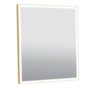 Зеркало для ванной комнаты Аквародос Luce sensor 60х70 см с подсветкой золото АР000113283