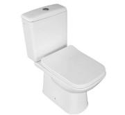Унітаз-компакт на підлогу Аквародос Duru 38х62,3 см з сидінням Slim Soft-Close фарфор білий АР000040674